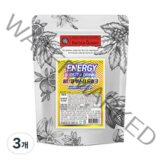 바리스타퀸 에너지 부스터 드링크 파우더, 1kg, 3개