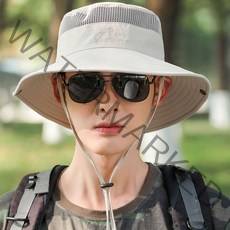 엘마운틴 남성용 MS 상단 메쉬 모자, 베이지