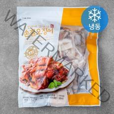 바로볶아 먹는 손질오징어 볶음 (냉동), 600g, 1개