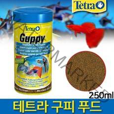 Tetra 테트라 구피푸드 (250ml)/구피전용/면역력강화