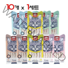 완피 크리미 퓨레 고양이 간식 14g, 참치 + 연어 혼합맛, 25개