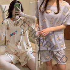 벨라미티나 홈웨어 파자마 잠옷 반팔 상하세트 2p