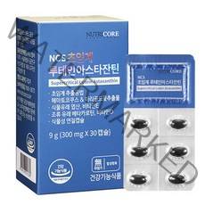 뉴트리코어 초임계 루테인아스타잔틴, 1개, 9g
