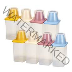 씨밀렉스 도어미니 사각 잡곡통 950ml x 8p, 랜덤 발송