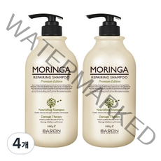 바론 모링가 리페어링 샴푸, 1000g, 4개