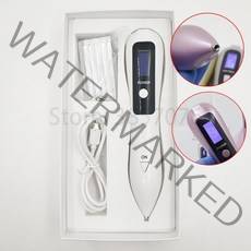 독약 LCD 플라즈마 펜 점 제거 주근깨 사마귀 다크 스팟 도구 문신 기계 스킨 케어 뷰티 디바이스 9 단계, 03 White Plasma Pen