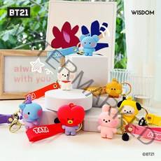 BT21 미니니 피규어 스트랩 키링, SHOOKY, 1개