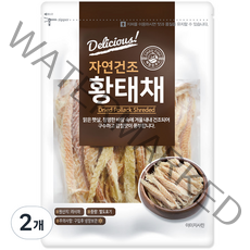 해맑은푸드 황태채, 200g, 2개