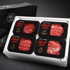 미트아울렛 소고기 정육 프라임 구이용 선물세트 720g(부직포가방 미포함), 1세트