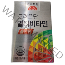 고려은단 멀티비타민 올인원, 30알, 46.8g, 5박스
