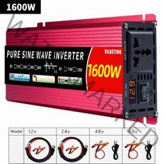 12v 220v 순수 정현파 인버터 24v 110v DC AC 2000W 3000W 4000W 5000W 다기능 전력 변환기 자동차 태양광 인버터, 8.1600W Single Display - 12v -