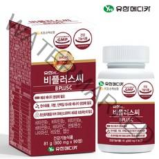 유한 비플러스씨 고함량 비타민B 비타민C 활력비타민 비컴플랙스, 90정, 1개