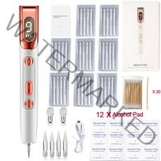 스킨 케어 점 문신 주근깨 펜 스윕 다크 스팟 리무버 USB 플라즈마 뷰티, 04 Set4, 04 Set4, Set4