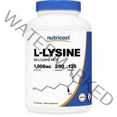 뉴트리코스트 L-리신 1000mg 캡슐, 250정, 1개