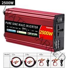 12v 220v 순수 정현파 인버터 24v 110v DC AC 2000W 3000W 4000W 5000W 다기능 전력 변환기 자동차 태양광 인버터, 16.2500W Double Display - 24v