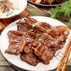 쇠고기집 프리미엄 양념LA갈비 고기함량 75프로, 가정용 2팩