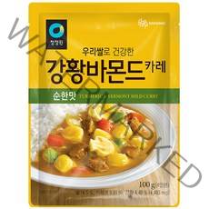 청정원 우리쌀 강황바몬드 카레 순한맛, 100g, 1개