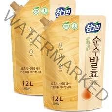 참그린 순수발효 곡물 주방세제, 1.2L, 2개