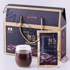 섬유질이 살아 있는 국내산 100% 생칡즙 무첨가 착즙 하정식품, 30포, 110ml