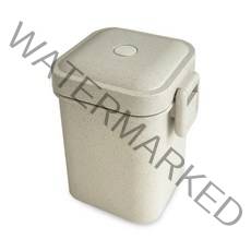 다소다 밀짚 도시락 국통용기 600ml, 밀색, 1개