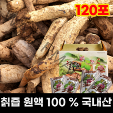 칡즙 국내산 100% 생 칡 물 원액 차 진액 갈근 효능 효과 갱년기에 좋은 60포, 2박스(120포), 2개, 100ml