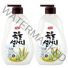 트리오 곡물설거지 우리밀 주방세제, 750ml, 2개