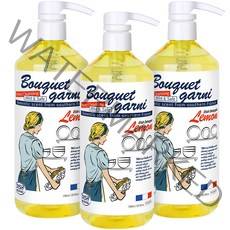 부케가르니 에코 주방세제 레몬향, 750ml, 3개