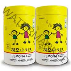 경남) 레모나 키즈100정 x 2통 (200정) 비타민C/B2/B6 함유, 2개, 370g
