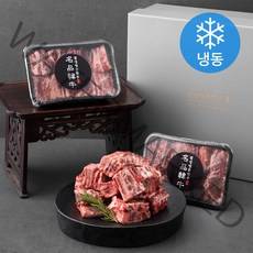 횡성한우 1등급 갈비세트 (냉동), 700g, 2개