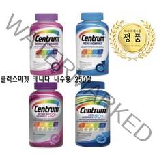 센트룸 멀티비타민 포맨 포우먼 실버 대용량 250정 8개월분 1개 (캐나다직배송), 포 맨 실버(50+)