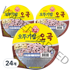 맛있는 오뚜기밥 오곡, 210g, 24개