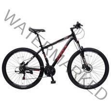 아텍스자전거 컴포트 2700D 21단 알루미늄 미조립 MTB 자전거, 블랙 + 레드