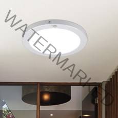 원하 고정형 등기구 원형 엣지 LED 20W 주광색 플리커프리 센서등 220 x 18 mm, 화이트, 1개