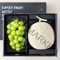 수플린 시그니처 샤인머스켓 + 메론 과일선물 세트 2호 2.1kg, 1세트