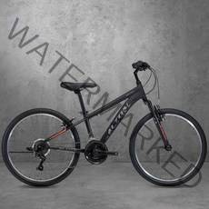 2023 알톤 라임스톤1.0 24 인치 알루미늄 시마노 21단 초등학생 MTB 자전거, 무광블랙