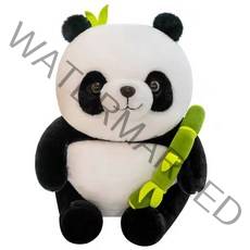 판다인형 푸바오 백일 생일 선물 애착인형 숙면 베개 여친 인생템, 포죽판다, 40cm 토끼털 다운라이크 패딩