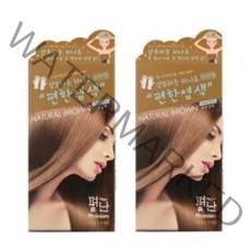 펴난 샴푸하듯 하나로 프리미엄 편한염색 30g 헤어컬러, 내츄럴브라운, 10개
