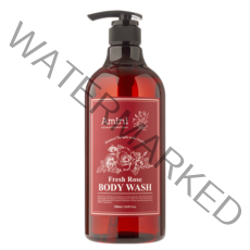 아미니 플라워 테라피 바디워시 프레쉬 로즈, 1개, 1000ml