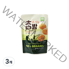 유기농 참밤, 60g, 3개