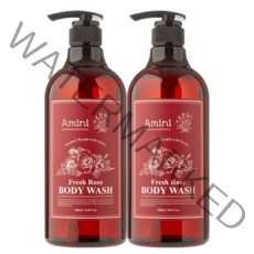 아미니 플라워테라피 프레쉬로즈 바디워시, 2개, 1000ml