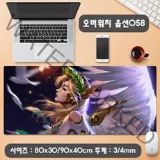 YN 오버워치 마우스패드 장패드 모음 게이밍 사무용 캐릭터 디바 D.VA 겐지 한조 메르시 맥크리 파라 라인하르트, 1개, 옵션58 오버워치 마우스패드 900x400mm