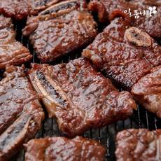 대용량 미국산 양념 LA 꽃갈비 2.5kg 1팩 양념소갈비 양념갈비 LA갈비 소갈비찜, 1개