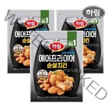 하림 에어프라이어 순살치킨 480g, 3개