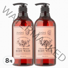아미니 플라워 테라피 체리블라썸 바디워시, 1000ml, 8개