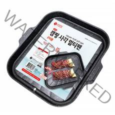 이라이프캠핑사각멀티팬 사각팬 사각후라이팬 고기구이팬 구이팬 멀티팬, 본상품선택, 1개