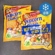 마니커에프앤지 통살팝콘치킨 (냉동), 500g, 2개