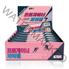 프로게이너 파워젤 복숭아맛 1박스 20개 자전거 마라톤 등산 라이딩 철인3종 에너지젤/스포츠젤, 800g, 1개