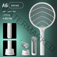 충전식 전기모기채 USB 리튬배터리 투인원 모기퇴치기 야외 모기등, 색깔1