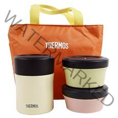 써모스 보온 도시락 TKLB-850, 멜로우 아이보리, 1세트