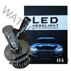 HCR 22000루멘 6500k LED헤드라이트 전조등 안개등 화물차24V호환 전차종호환 H1 H3 H4 H7 H8 9005 9006 881, 퍼블릭 H4, 1세트